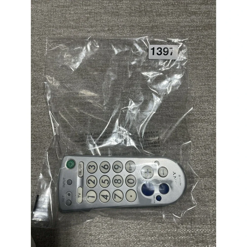 Sony RM-EZ4 Silver Big Button Universal TV/Cable Remote Control WORKS
